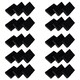 image 1 of Foam Sponge Sanding Blocks 60 80 120 Mixed Grit Abrasive Wet + Dry 30 Pack
