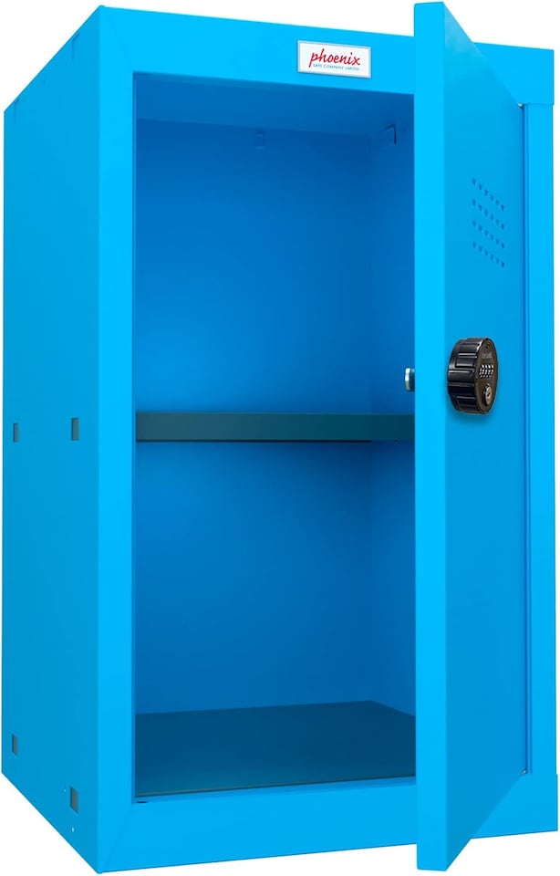 image 1 of Phoenix CL Series CL0644BBC Size 3 Cube Locker in Blue with Combination Lock