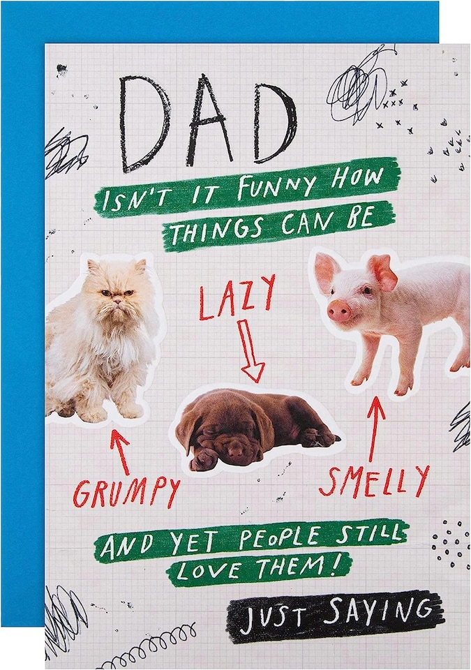image 1 of How Things Can Be' Design Dad Funny Birthday Card