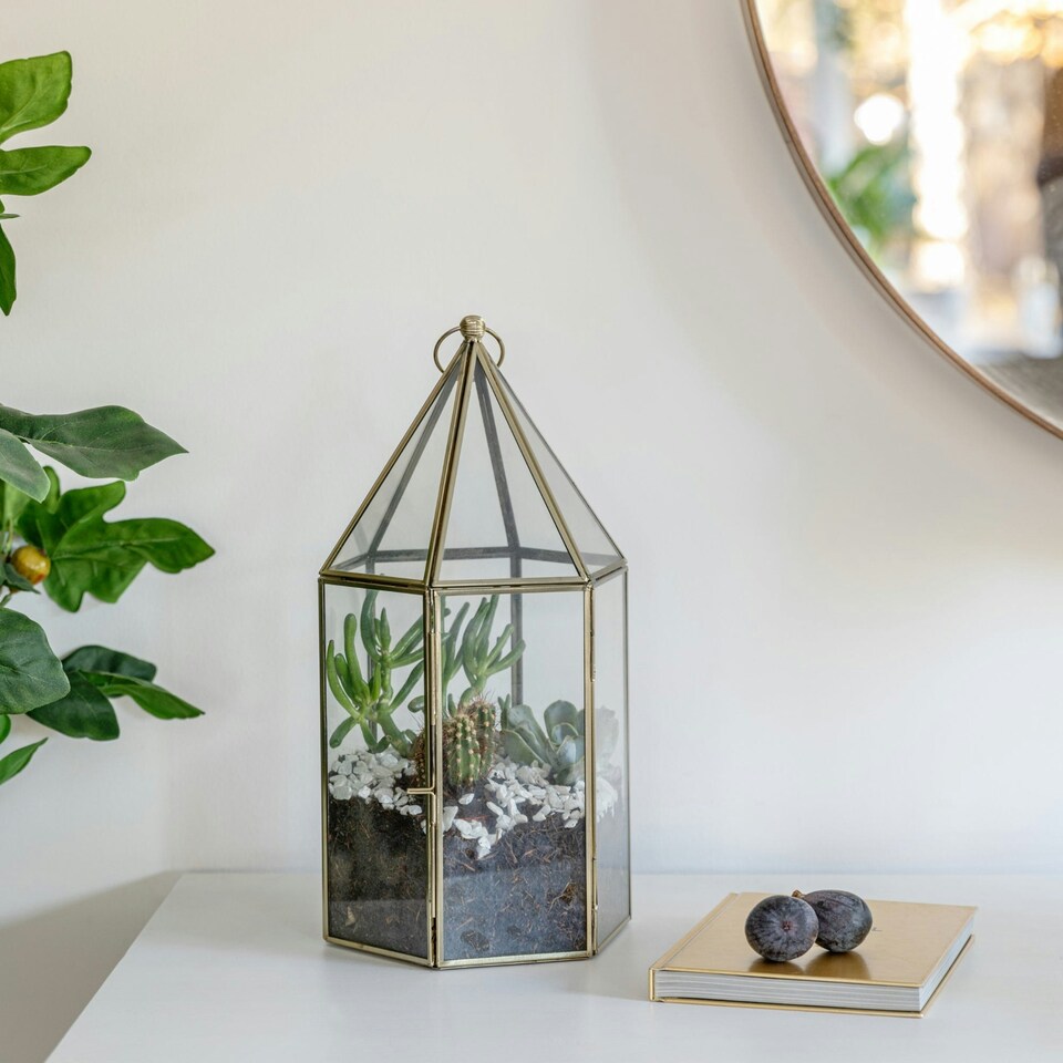 image 1 of Glasshouse Terrarium Silver
