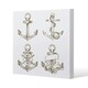 image 1 of Drawn Anchors (Canvas Print) 101 x 101 x 4cm
