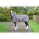 image 2 of Hy StormX Original Zebra Print Fly Rug - Black/White - 7ft