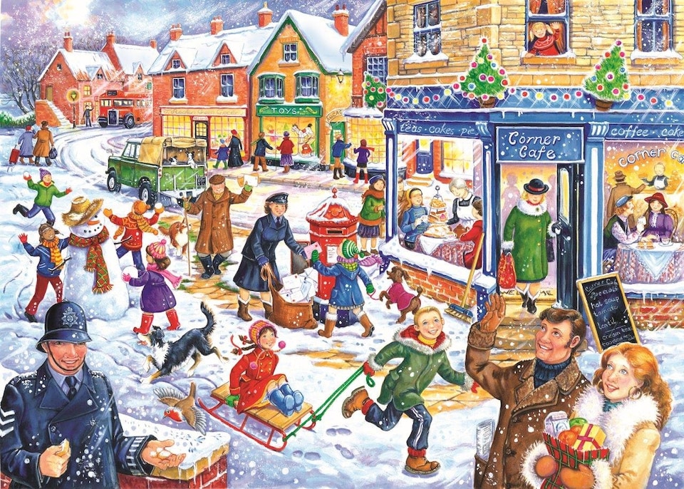 The House of Puzzles, Out In The Snow - BIG 250 Piece Jigsaw Puzzle