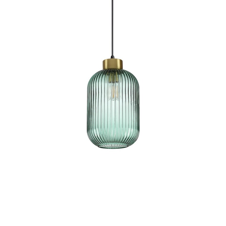 image 1 of Mint-1 Indoor Glass DomeCeiling Pendant Lamp 1 Light Green, E27