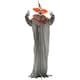 image 1 of HOMCOM 183cm 72 Orange Classic Clown Outdoor Halloween Decoration, Halloween Animatronic with Sound Activated, Light Up Eyes, Sound Effects, Animated Prop for Haunted House