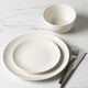 image 3 of Carnaby 12 Piece Dinnerware Porcelain White Dinner Set Tabeleware for 4