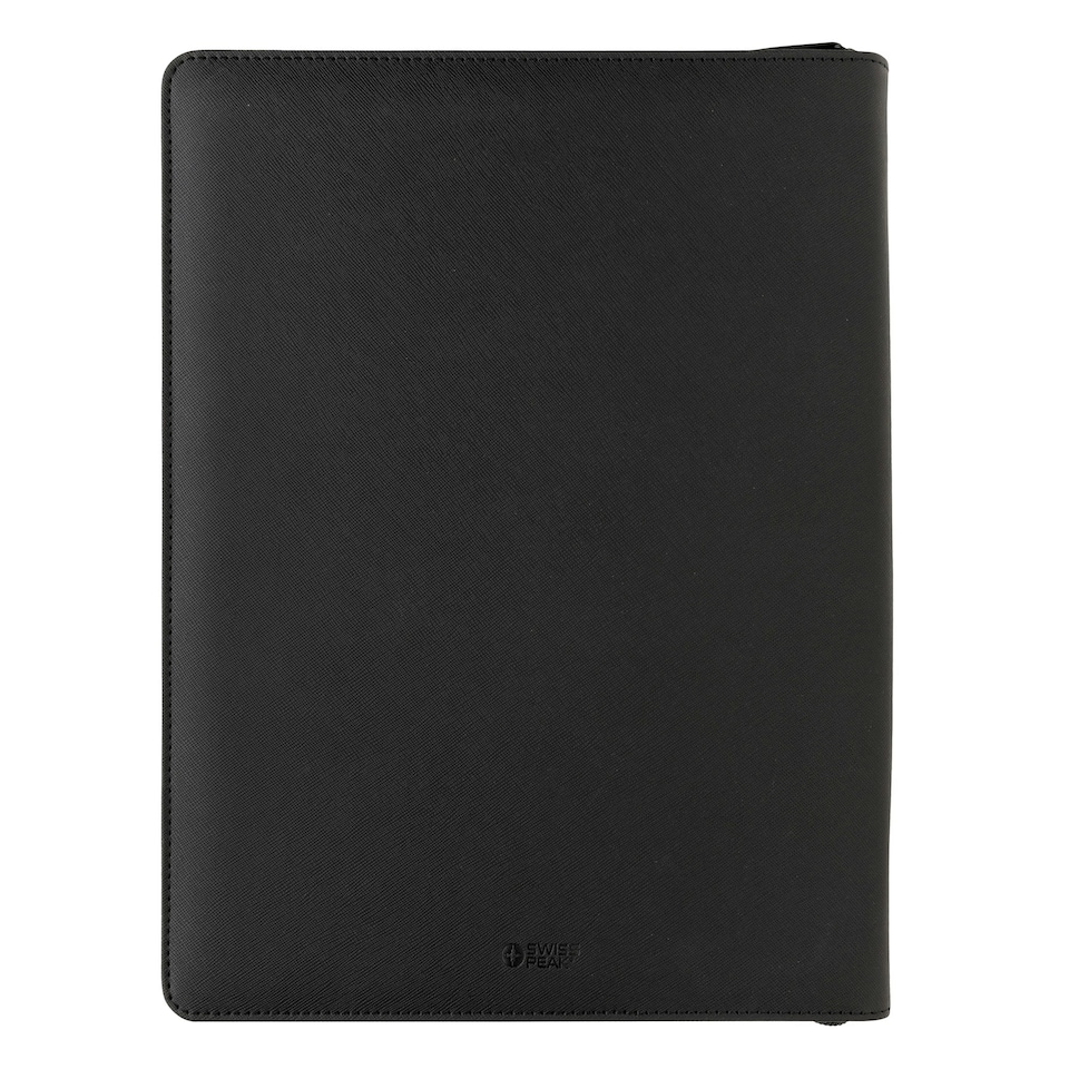 image 1 of Swiss Peak Heritage Recycled A4 Portfolio - Black - One Size