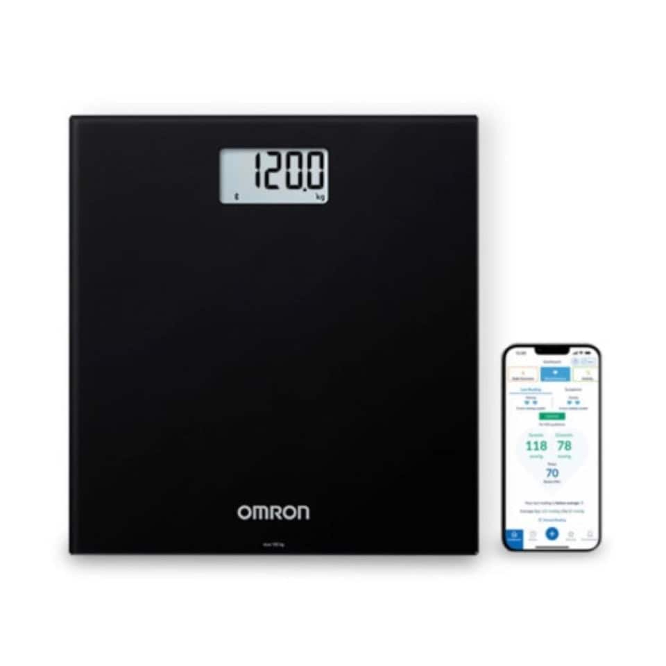 image 1 of Omron HN300T2 Intelli IT Digital Scale - Black