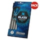 image 1 of Harrows Blaze Steel Darts (Pack of 3) - Silver/Black - One Size