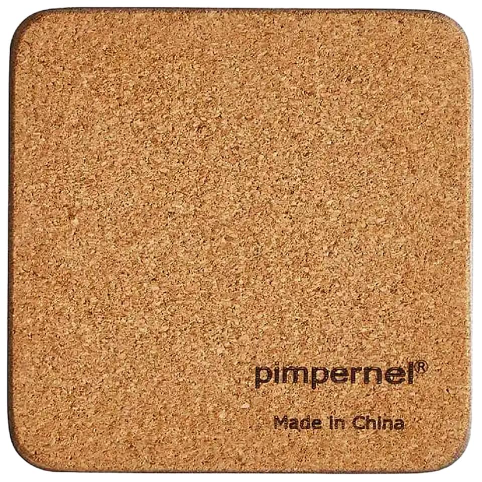 image 1 of Wrendale Designs Set of 4 Winter Sky Christmas Coasters - 10.5 x 10.5 cm.
