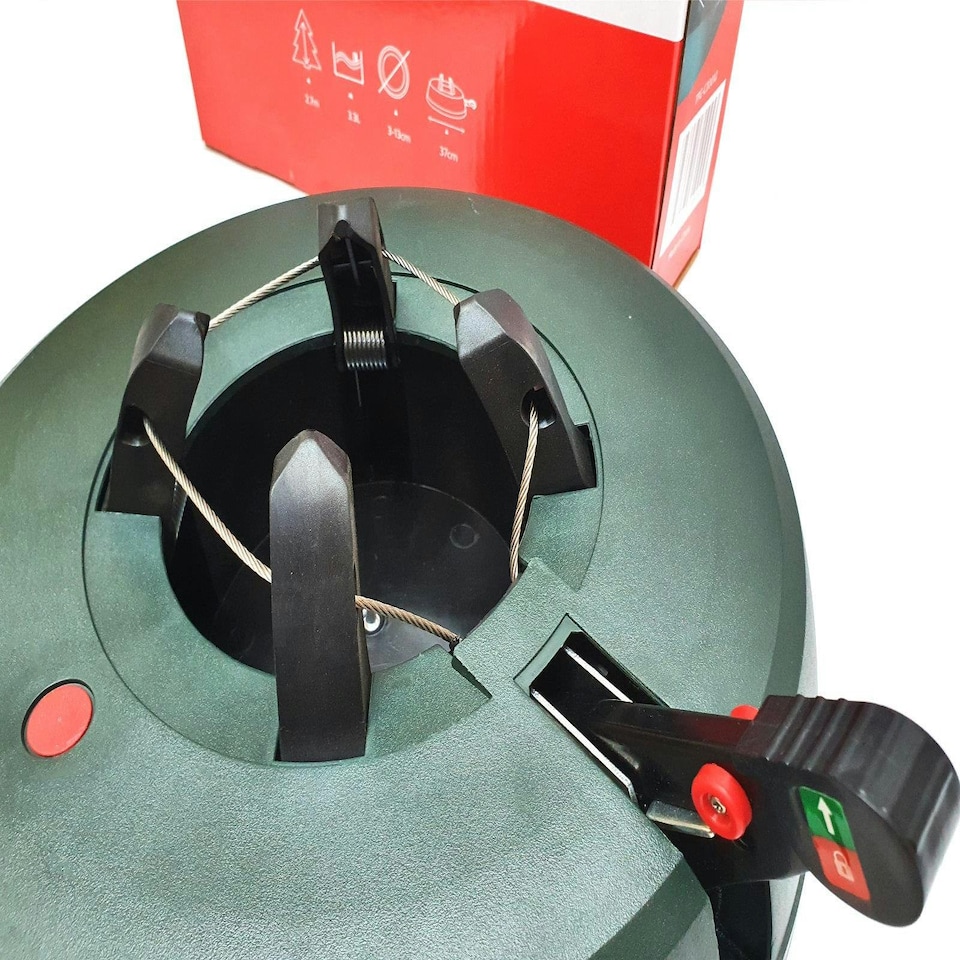 image 1 of Holly International Easy Clamp Foot Pedal Christmas Tree Stand - Large for real Trees up to 2.7m