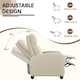 image 6 of Yaheetech Fabric Recliner Sofa Recliner Chair Cream