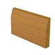 image 1 of PACK OF 5 (Total 5 Units)  - Chamfered Oak Veneer Skirting - 18mm x 119mm - 4200mm Length
