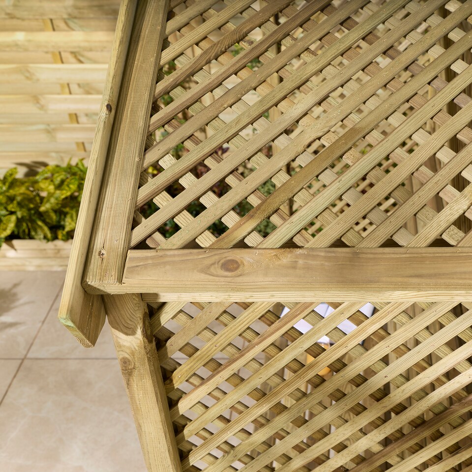 image 1 of Rowlinson Marrakesh 3 Seat Arbour