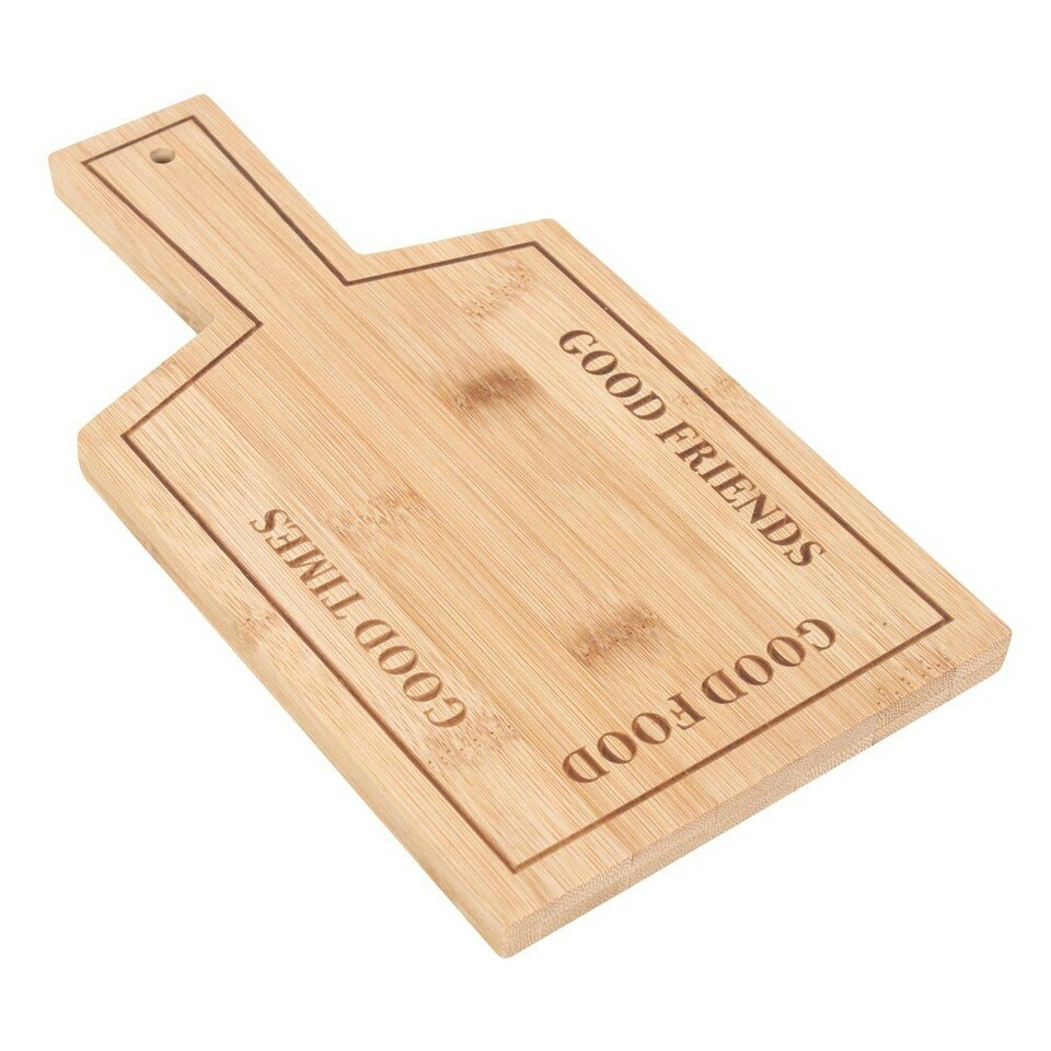 image 1 of Something Different Good Times Bamboo Chopping Board - Natural - One Size