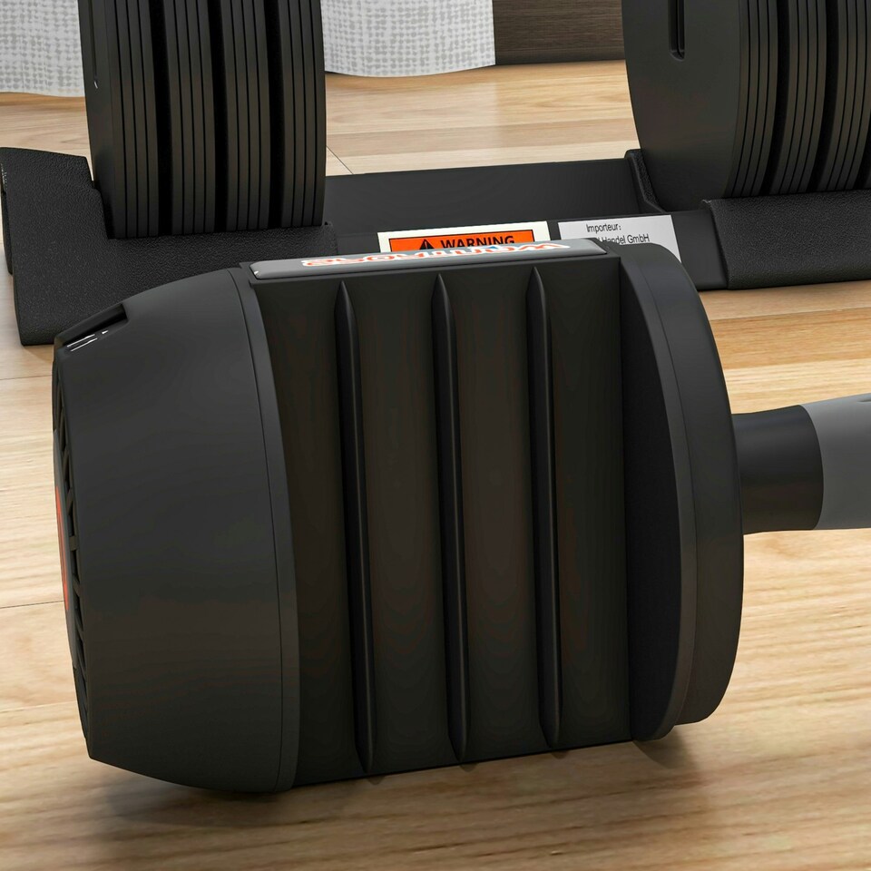 image 1 of SPORTNOW 4-in-1 Adjustable Dumbbells, Weights Set, 6kg, 11kg, 16kg, 20kg