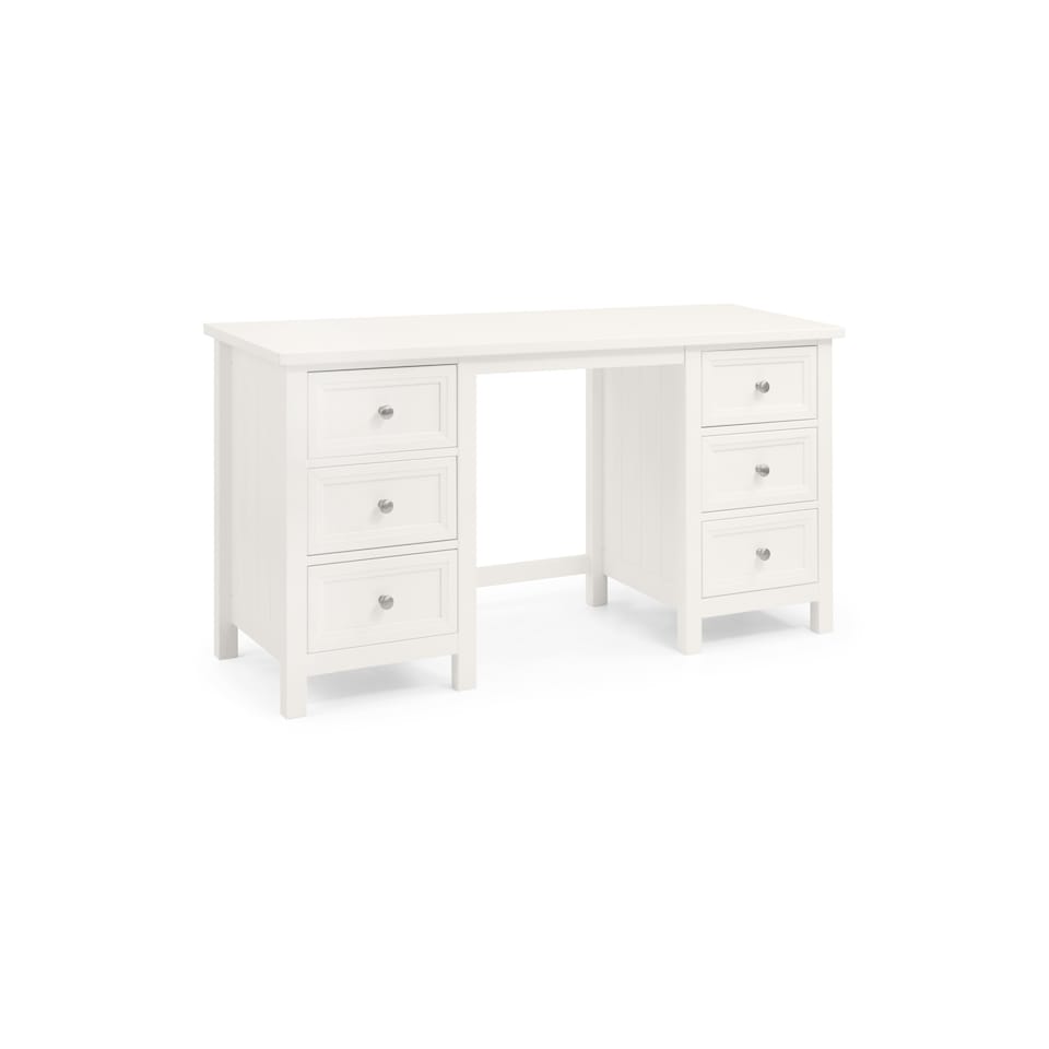 image 1 of Maine 6 Drawer Dressing Table - Surf White