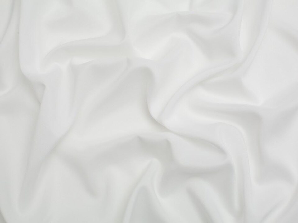 Minerva Core Range Cream Sensation Stretch Woven Sheer Chiffon Fabric for Dressmaking, 120cm / 47" Wide - per metre