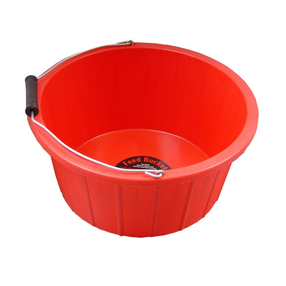 ProStable Feed Bucket - Red - 3 Gallons