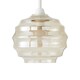 image 1 of ValueLights Patty Champagne Bubble Glass Easy Fit Lamp Shade | Cream