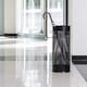 image 4 of Durable Modern Perforated Steel Umbrella Stand | 29 Litre Black