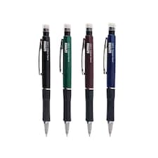 Pack of 4 0.7mm Pen Style Mechanical Pencils With Eraser