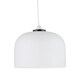 image 1 of Victoria - Black with Frosted Glass Easy Fit Pendant Shade Black | White