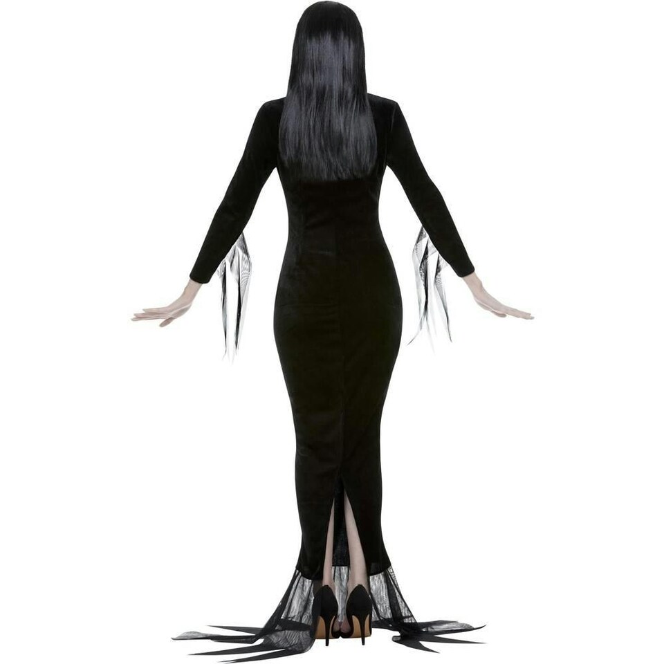 image 1 of The Addams Family Womens/Ladies Morticia Addams Costume Set - Black - M M