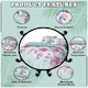 image 2 of VELVETIO Edith Complete Duvet Cover Set with Fitted Sheet Breathable Bedding Quilt Blue | Double