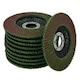 image 2 of 20 x Flap Discs 80 Grit Angle Grinder 4.5" (115mm) Flat Sanding Grinding TE232