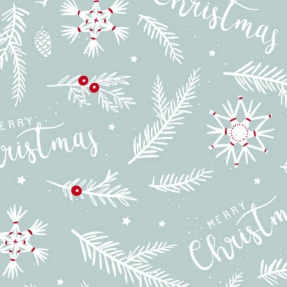 image 1 of Single 2.5m x 70cm Christmas Design Festive Gift Wrap Roll