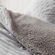image 3 of Catherine Lansfield Cosy Nori Sherpa King Duvet Set Silver