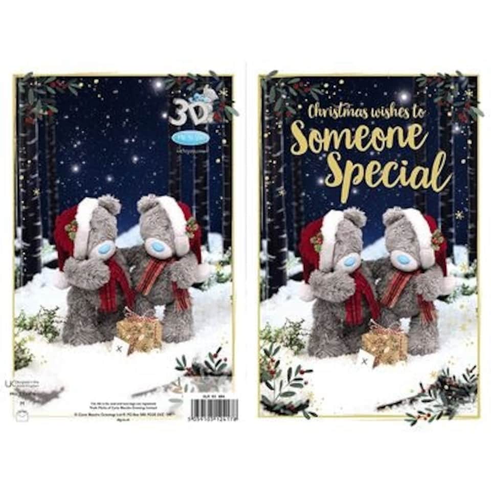 image 1 of 3D Holographic Someone Special Christmas Card