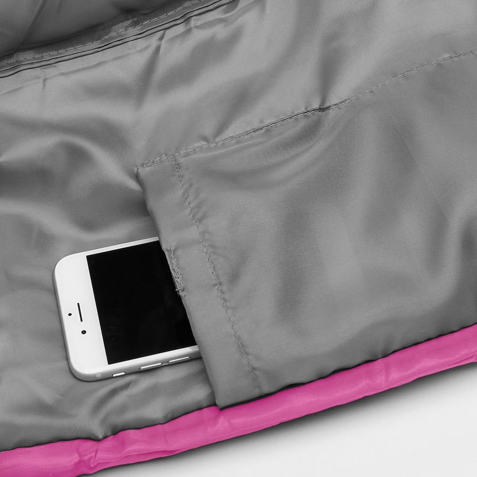 image 1 of Professional 3-4 Season Mummy Sleeping Bag (300 GSM) - 1 Season - Pink