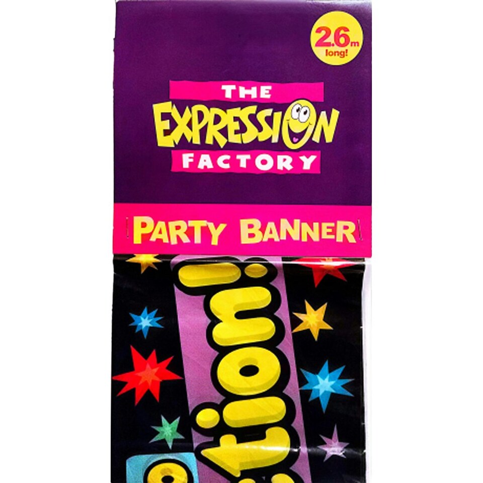 image 1 of The Expressions Factory 50th Banner - Multicoloured - One Size