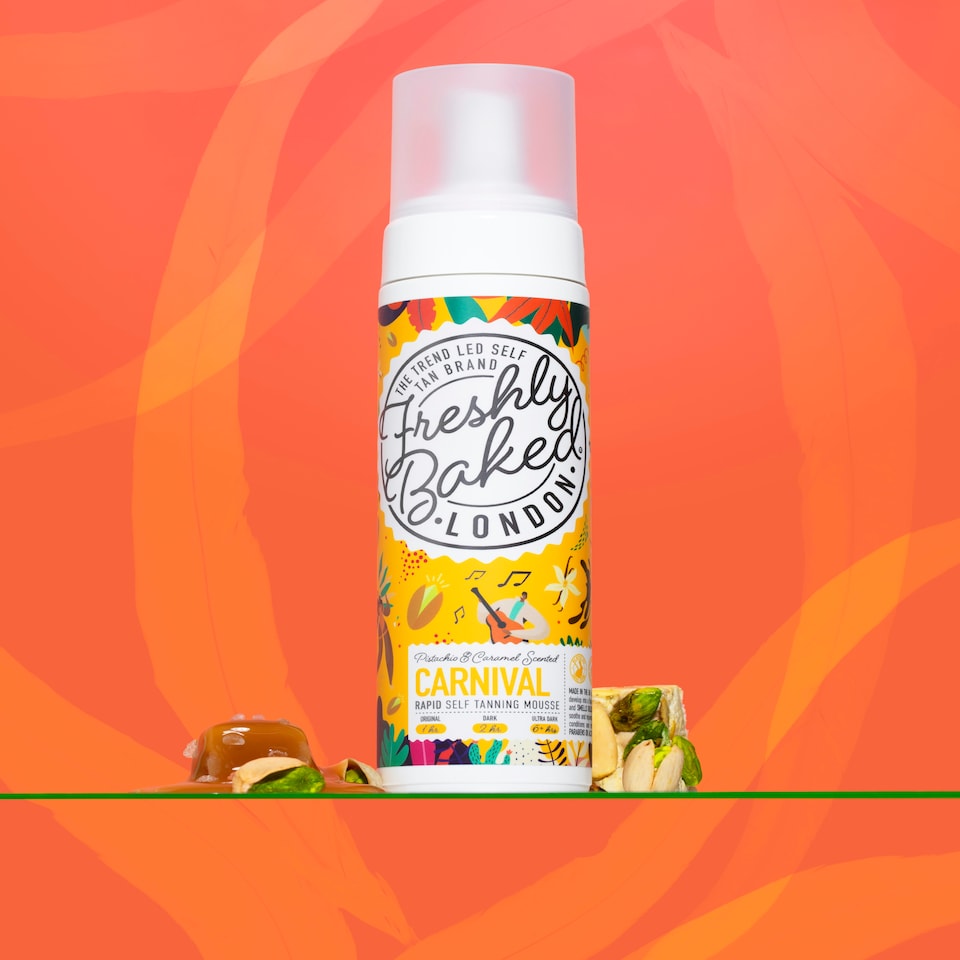 image 1 of Carnival Pistachio, Salted Caramel & Vanilla Scented Self Tan Mousse