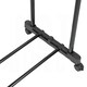 image 7 of KCT Adjustable Double Clothes Rack on Wheels Black | Silver | One Size