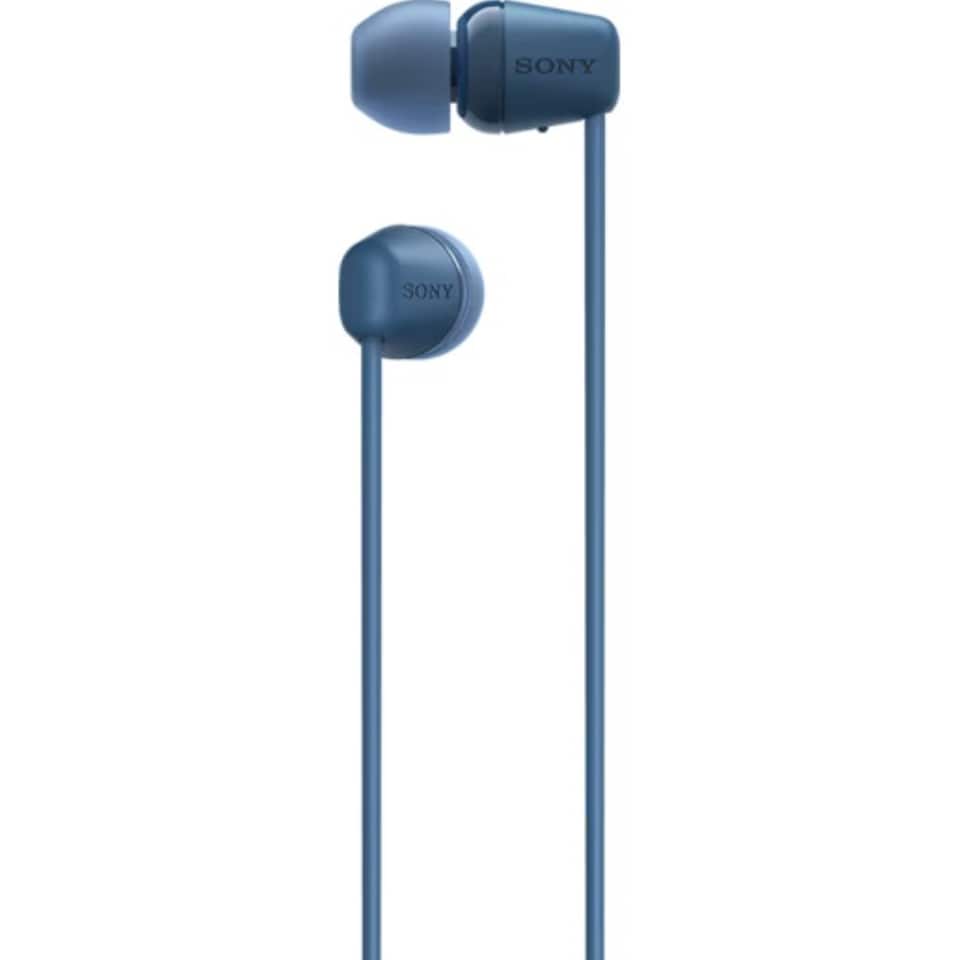 image 1 of Sony WI-C100 Wireless In-ear Headphones | Blue