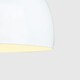 image 1 of ValueLights Modern Gloss White Metal Dome Ceiling Pendant Light Shade