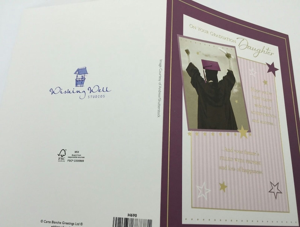 image 1 of On Your Graduation Daughter Graduation Greeting Card