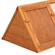 image 4 of Wooden Outdoor Triangle Rabbit Guinea Pig Pet Hutch Run Cage