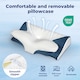 image 6 of Lavio Cervical Contour Memory Foam Pillow Side Sleeper for Neck Pain Relief