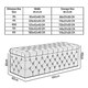 image 3 of 180cm Wide Lux Ottoman Storage Box, Black Velvet Upholstered Chesterfield Storage Ottoman Box