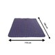 image 2 of Marco Paul Blue Chequered Picnic Blanket 150cm Blue