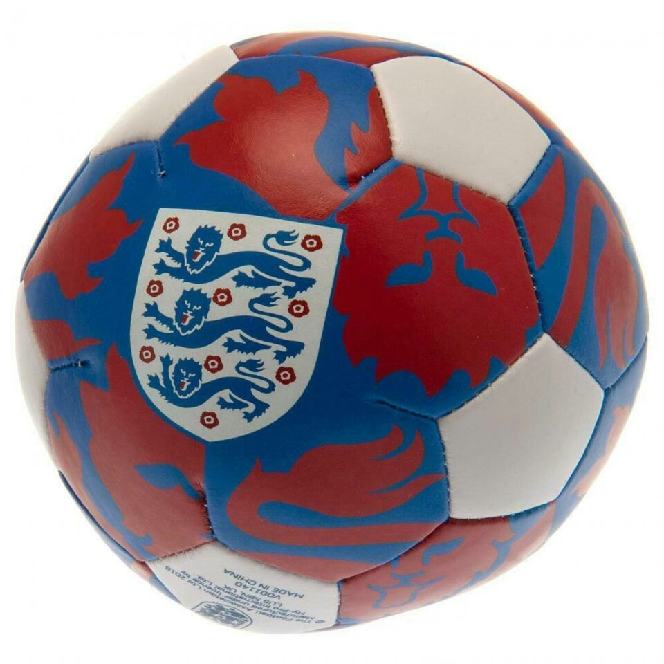 image 1 of England FA Soft Mini Football - Red/White/Blue - One Size