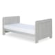 image 4 of Pembrey Cot Bed & Premium Sprung Mattress - Convertible Baby Bed, Adjustable Mattress Base, Suitable from Birth to 4 Years (Ash Grey)