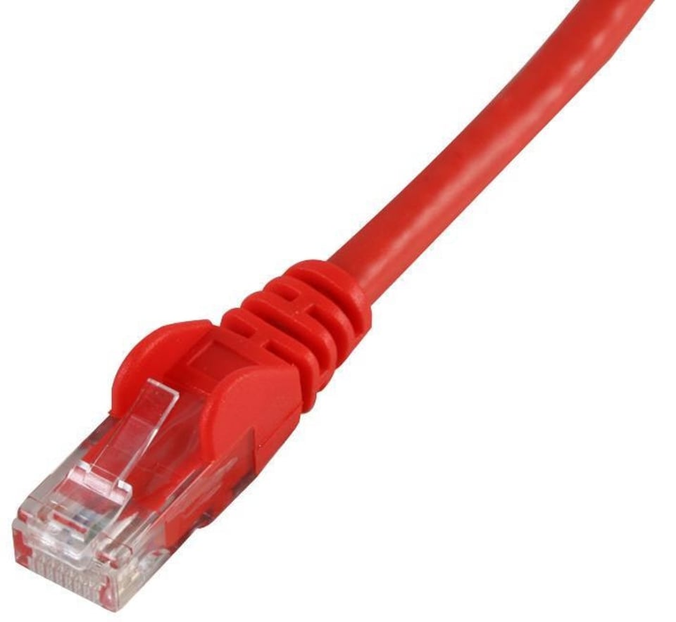 PRO SIGNAL - Snagless Cat6 UTP LSOH Ethernet Patch Lead, Red 5m