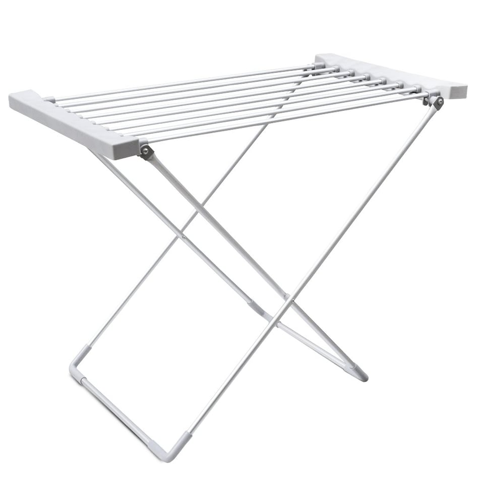 image 1 of Electric Heated 8 Bar Foldable Folding Clothes Horse Airer Dryer