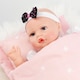 image 5 of BiBi Doll 17" Jasmine Reborn Baby Doll Girl With Toy Dummy & Bottle