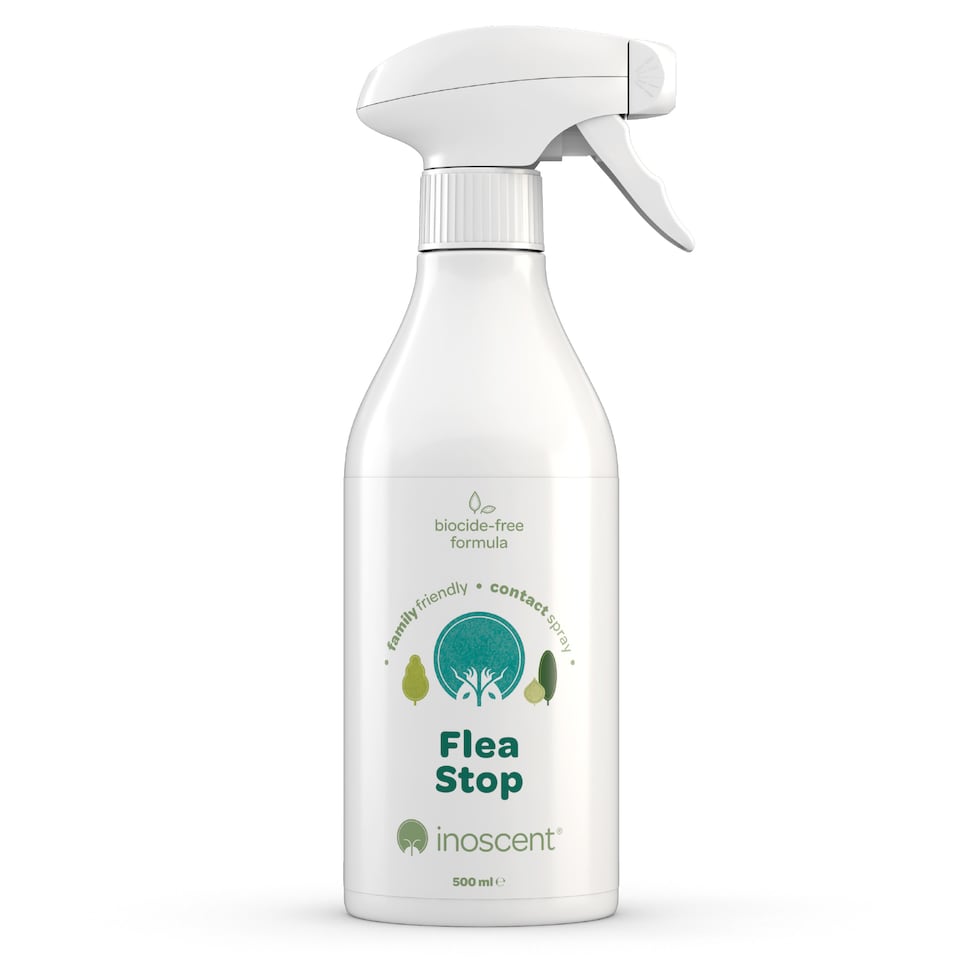 image 1 of Inoscent Flea Spray for the Home (500ml) - For Cat & Dog Bedding, Carpets & Soft Furnishings - Non-Toxic, Pet & Family Safe